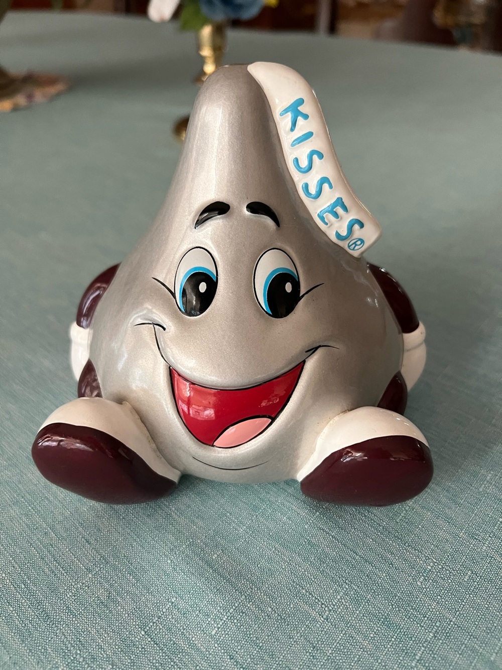 Vintage rare Hershey’s kiss character ceramic bank
